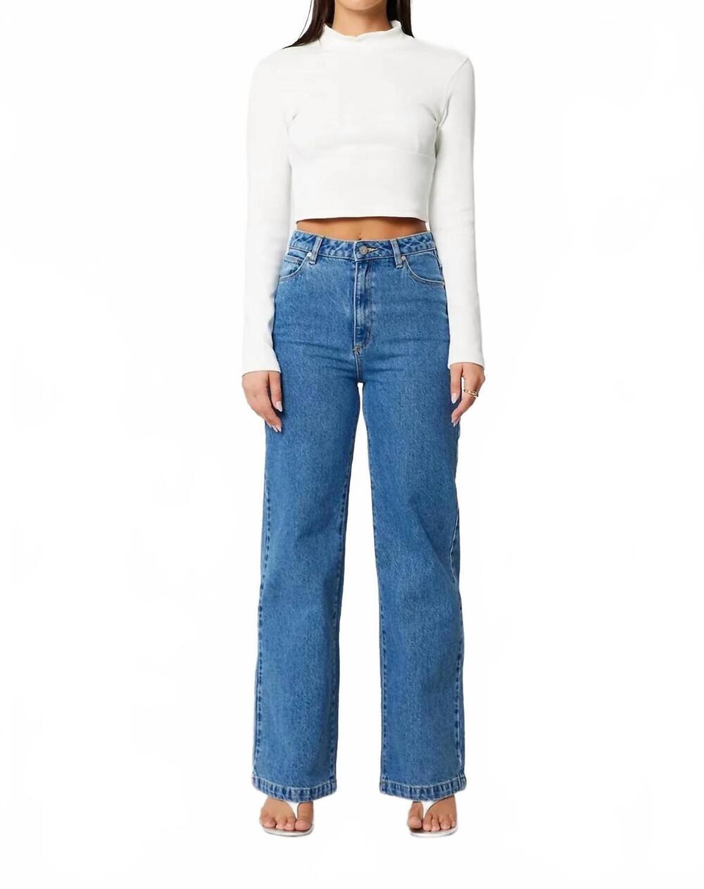NEW ABRAND JEANS 94 high & wide jeans in eva organic
